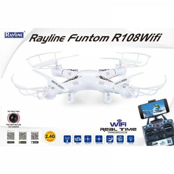 Dron RC QUADROCOPTERA R108 