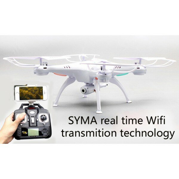 RC dron SYMA X5SW FPV BÍLÁ