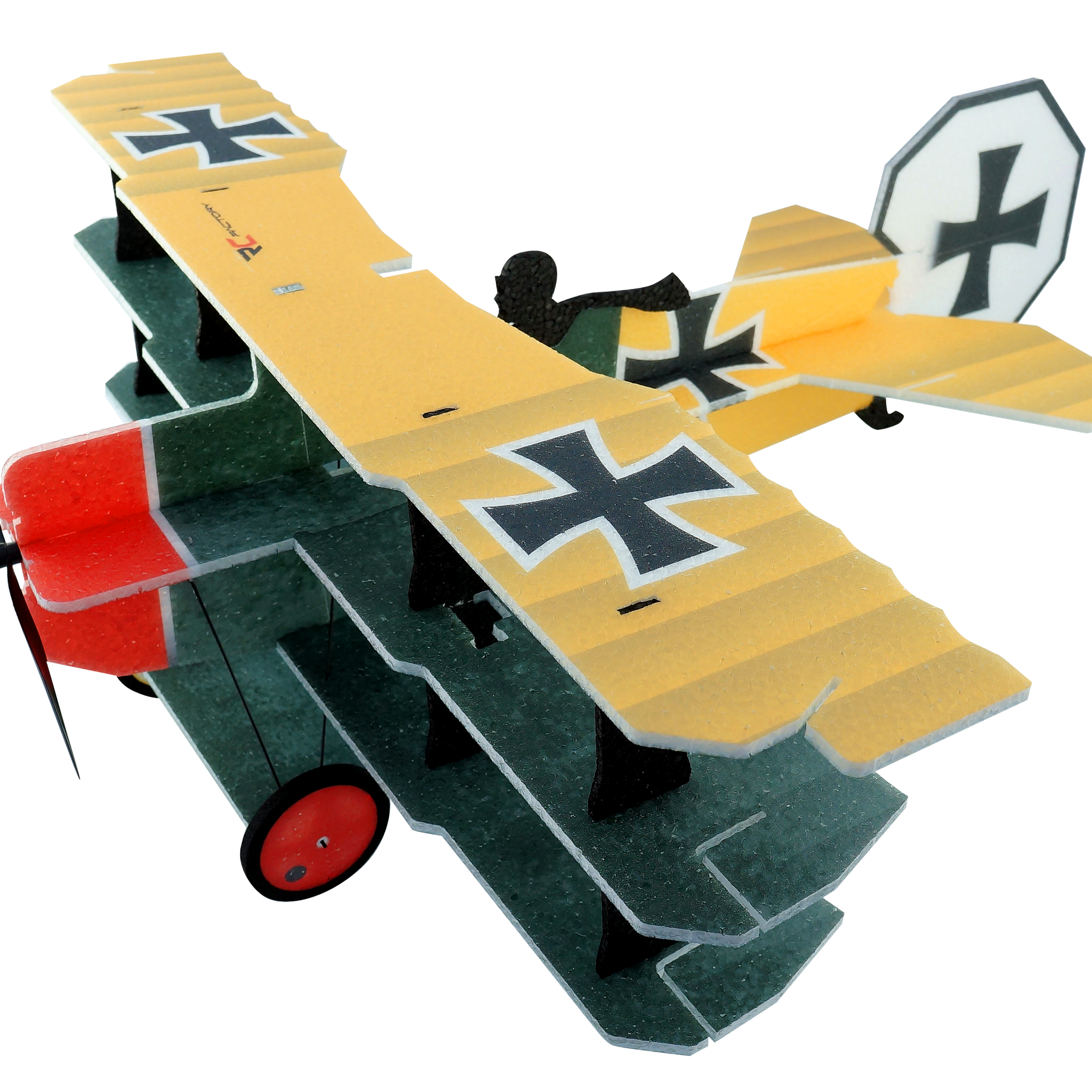 RC model - Lil Fokker - Yellow green